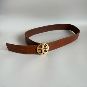 Tory Burch Brown Leather Belt